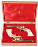 CASED PAIR COLT KANSAS CENTENNIAL FRONTIER SCOUTS