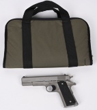 STAINLESS COLT GOV'T MODEL 45 PISTOL