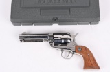 NICKEL FINISHED RUGER VAQUERO WITH CASE
