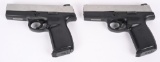 LOT OF 2: SMITH & WESSON MODEL SW40V PISTOLS