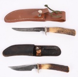 2 VERY EARLY RANDALL MADE KNIVES MODEL 8 & MODEL 3