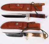 2 RANDALL MOD 3 HUNTER AND MOD 5 CAMP&TRAIL KNIVES