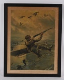 ORIGINAL US CARTRIDGE CO. ADVERTISING PRINT.