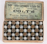 SCARCE FULL BOX 50 WICHESTER .41 CF FOR COLTS