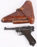 WW1 GERMAN ERFURT P-08 LUGER WITH HOLSTER