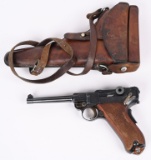 SWISS MODEL 1906 BERN LUGER PISTOL WITH RIG