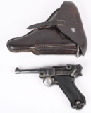 DWM 7.65 CAL, FINNISH LUGER PISTOL W/ RIG