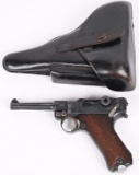 SIMSON & CO REWORK POLICE LUGER W/ 2 MAGS & RIG