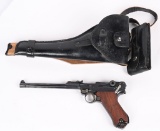 DWM 1917 DATED ARTILLERY LUGER WITH STOCK