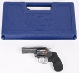 COLT STAINLESS KING COBRA 357 REVOLVER W CASE