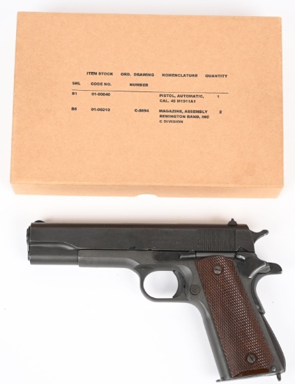 REMINGTON RAND 1911-A1 45 PISTOL CIRCA 1943