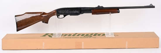 FACTOY ENGRAVED REMINGTON MODEL 7600 WITH BOX