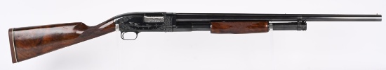JOHN ADAMS MASTER ENGRAVED WINCHESTER MODEL 12