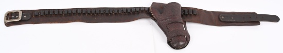 R.T. FRAZIER MARKED HOLSTER AND MONEY BELT