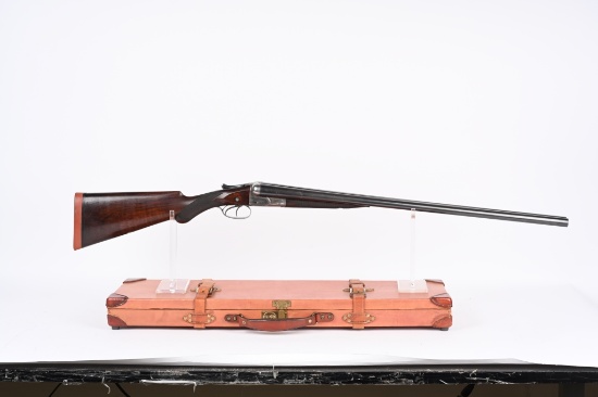 CASED GREENER GRADE "F" 12 BORE DOUBLE SHOTGUN