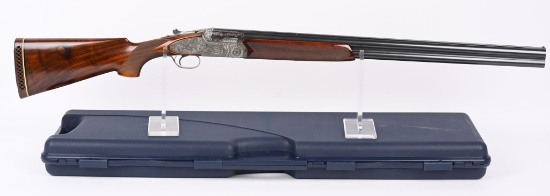 ENGRAVED BERETTA MODEL S2 O/U SHOTGUN WITH CASE