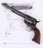 DOCUMENTED CONDEMNED COLT CAVALRY 45 REVOLVER