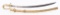 1820's EAGLE HEAD ARTILLERY OFFICERS SWORD