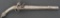 SILVER MOUNTED ALBAINIAN RAT TAIL MIQUELET PISTOL