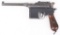 FINE MAUSER C96 7.63 BROOMHANDLE PISTOL