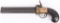 ASIAN 3 BARREL REVOLVING PERCUSSION HAND CANNON