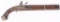 MIDDLE EASTERN OVER UNDER FLINTLOCK PISTOL