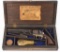 CASED COLTS MODEL 1849 .31 CAL. POCKET REVOLVER