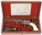 CASED ENGRAVED COLT 31 CAL MODEL 1849 POCKET MODEL