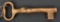 MATCHLOCK BRASS JAILERS KEY GUN