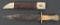 LARGE REPRODUCTION SHIVELY BOWIE W/ BONE HANDLE.