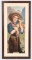 FRAMED 1910 HOPKINS & ALLEN PRARIE GIRL POSTER