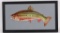 FRAMED DIE CUT 1920'S WINCHESTER FISHING AD