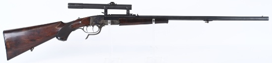 CLASSIC GUILD MADE .22 HORNET STALKING RIFLE