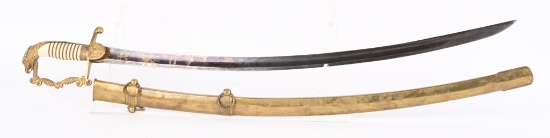 1820's EAGLE HEAD ARTILLERY OFFICERS SWORD