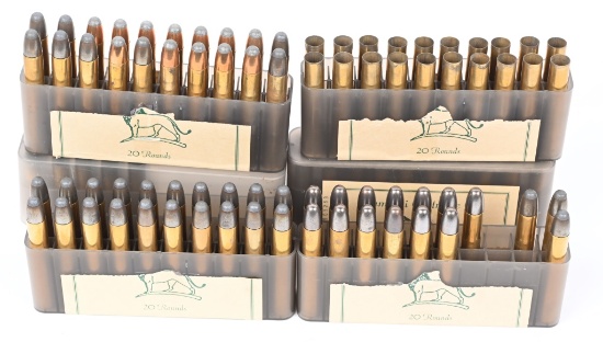 56 ROUNDS OF .500 NITRO EXPRESS WITH EXTRA BRASS