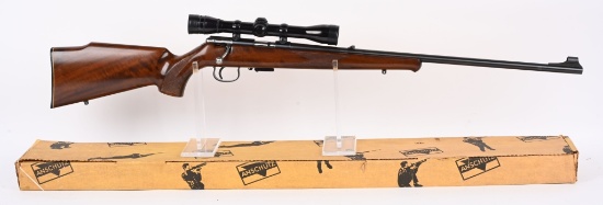 BOXED SAVAGE ANSCHUTZ MODEL 164-M .22 MAGNUM RIFLE