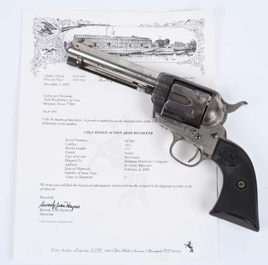 ANTIQUE COLT SAA REVOLVER