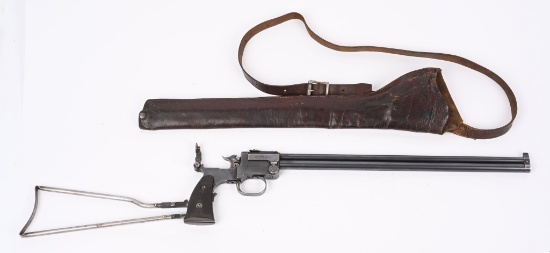 FINE MARBLES MODEL 1908 "A" GAMEGETTER W/ HOLSTER