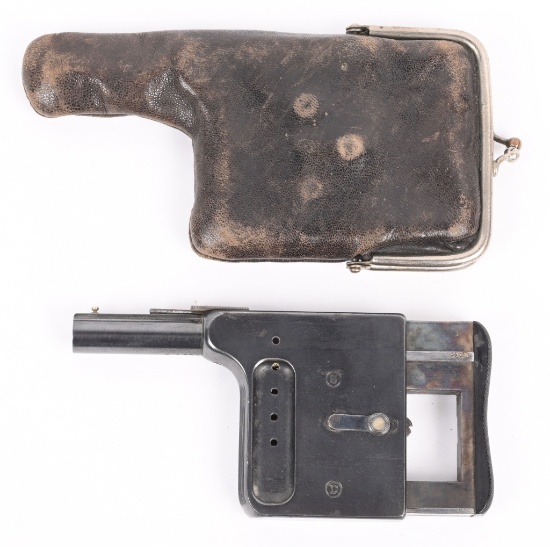 CASED MANUFRANCE SQUEEZER No1 GAULOIS PISTOL