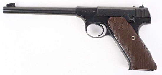 WW2 COLT WOODSMAN WITH FACTORY EXTENDED GRIPS
