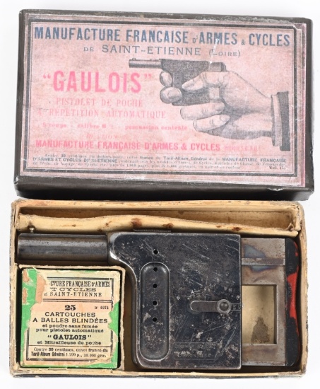 RARE FACTORY BOXED GAULOIS No1 SQUEEZER PISTOL