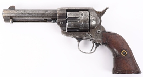 COLT 4-3/4" BARRELED SINGLE ACTION ARMY 38-40 CAL
