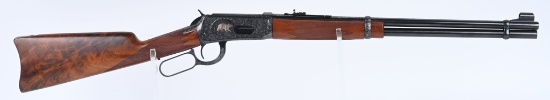CUSTOM DELUXE ENGRAVED SILVER INLAY WINCHESTER 94