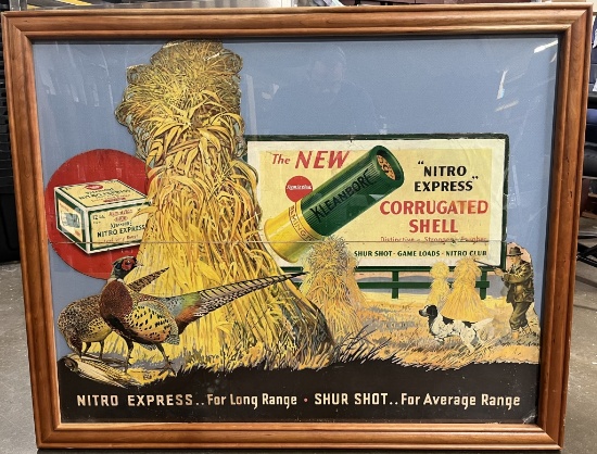 LYNN BOGUE HUNT REMINGTON CARDBOARD ADVERTISING