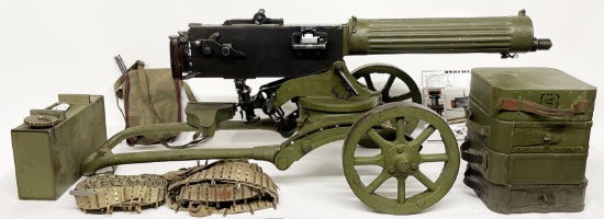 FINNISH CAPTURED RUSSIAN 1910 MAXIM DISPLAY GUN
