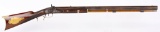 FINE ORIGINAL SAMUEL HAWKEN 1/2 STOCK PERC, RIFLE