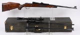 3 CALIBER CASED SET MAUSER MODEL 66 SPORTING RIFLE