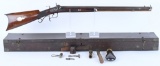 CASED BILLINGHURST PATTERN .36 CAL, TARGET RIFLE