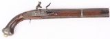 MIDDLE EASTERN OVER UNDER FLINTLOCK PISTOL
