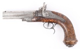 SPANISH SUPERPOSED PERCUSSION PISTOL
